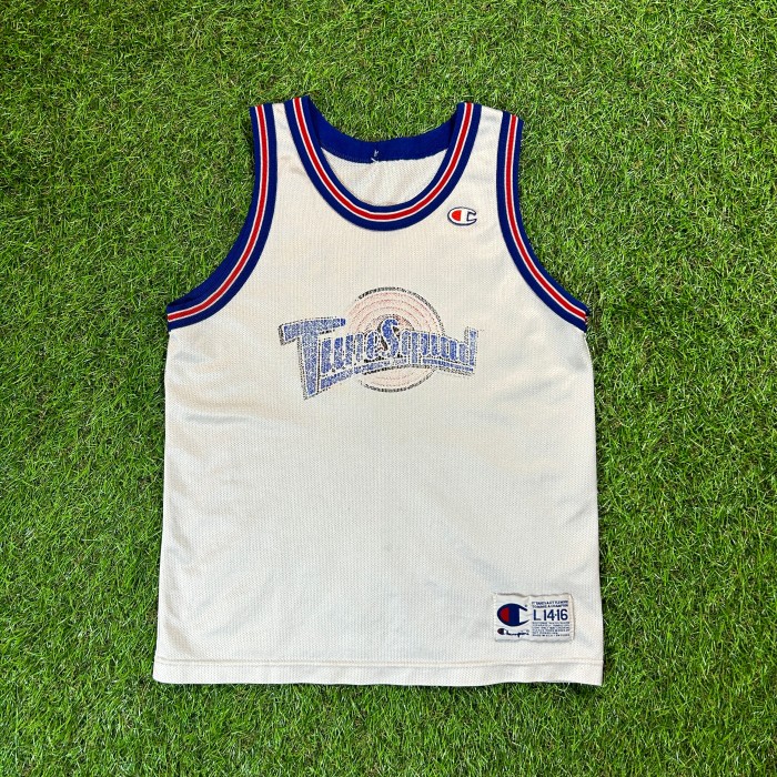 90s Tune Squad Champion Mesh Tank Top / Made In USA Vintage