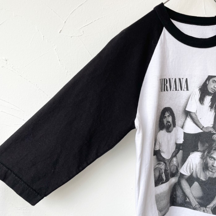 NIRVANA raglan l/s T-shirt ニルヴァーナ ラグランロンT