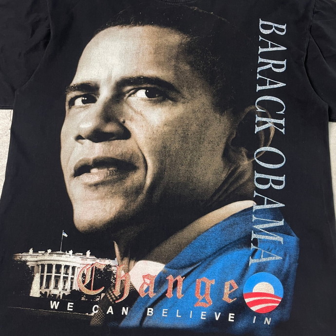 レア　 obama オバマ　tシャツ　Lサイズ　未使用タンスの肥やし