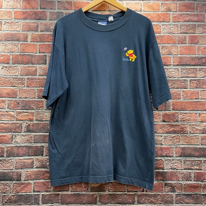 90s 00s Disney ディズニー Tシャツ キャラT プーさん 刺繍 くまのプーさん | Vintage.City 빈티지숍, 빈티지 코디 정보