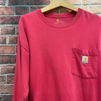 カーハート Carhartt ロングスリーブ ロンT Tシャツ ピンク M | Vintage.City 古着屋、古着コーデ情報を発信