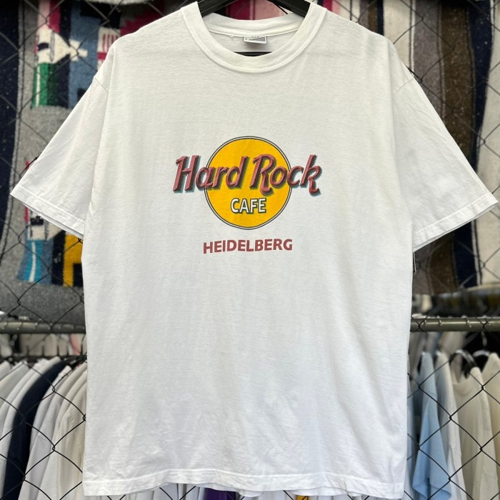 ハードロックカフェ 企業系 半袖Tシャツ デザインプリント ジャージー