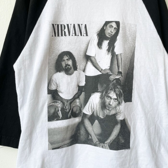 NIRVANA raglan l/s T-shirt ニルヴァーナ ラグランロンT