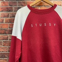 ステューシー STUSSY スウェット トレーナー ロゴ ラグラン 日本製 | Vintage.City 古着屋、古着コーデ情報を発信