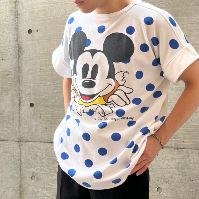80's~90's USA製 Disney/ディズニー キャラクターTシャツ ミッキー ...