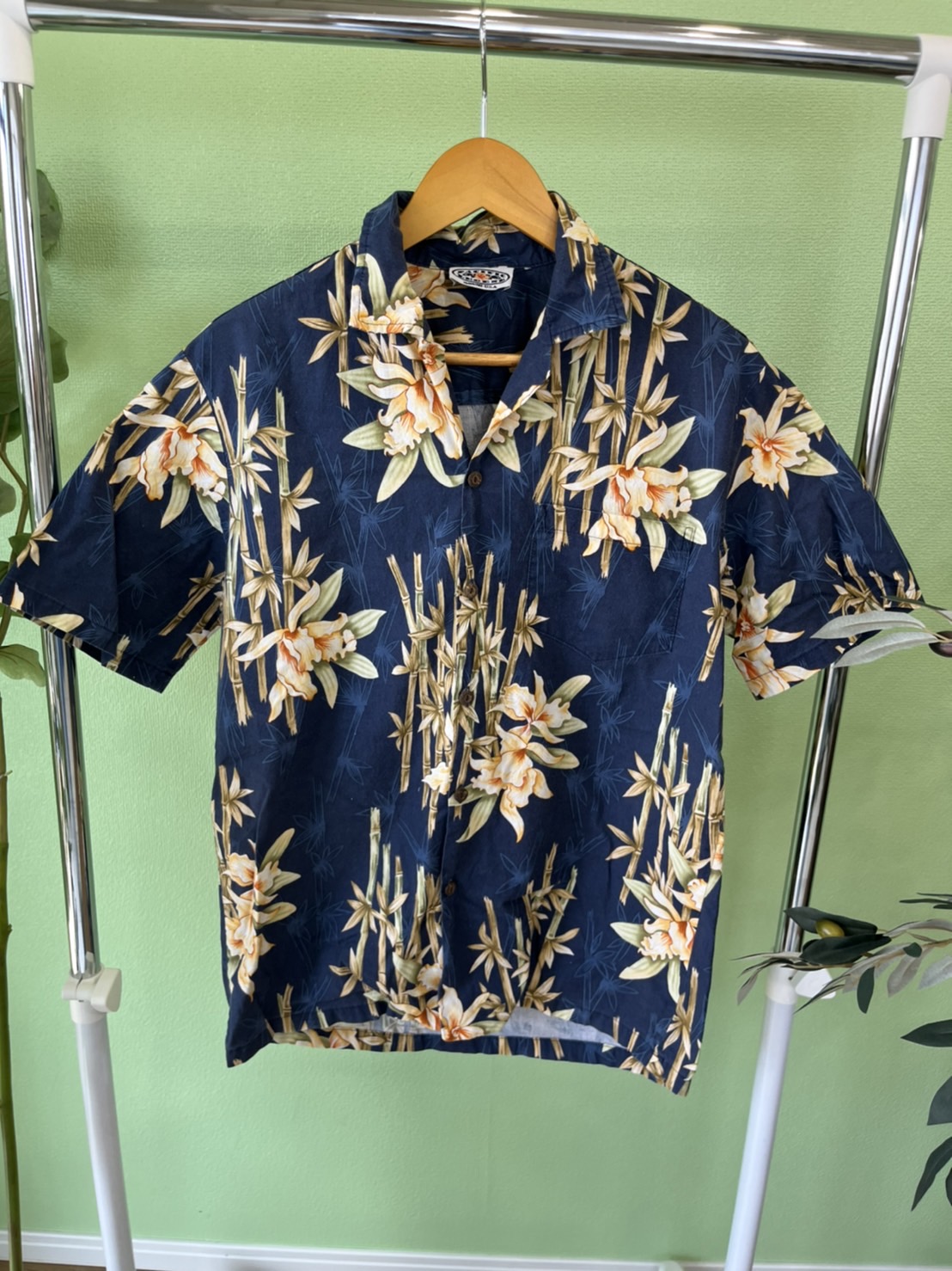 PACIFIC LEGENDビンテージコットンアロハシャツ(ハワイ製)メンズ - シャツ