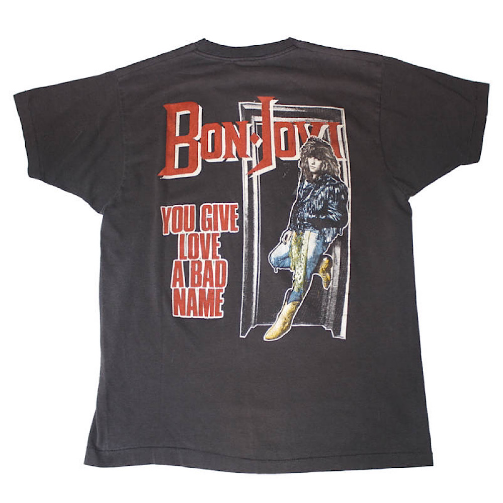 VINTAGE BON JOVI SLIPPERY WHEN WET 87 TEE | Vintage.City