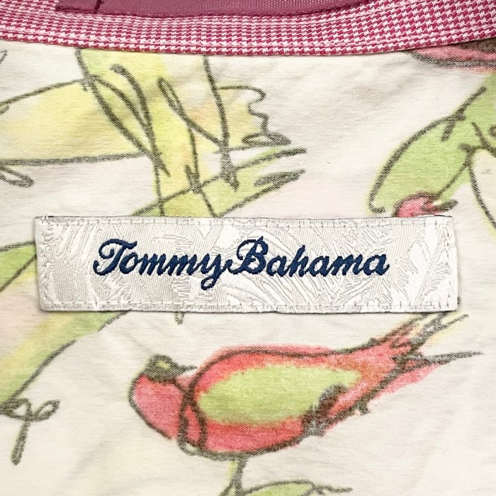 Tommy Bahama 半袖総柄コットンシルクシャツ ホワイト XXLサイズ | Vintage.City 古着屋、古着コーデ情報を発信