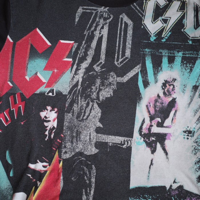 US古着 AC/DC  バンドTシャツ S 全面プリント エーシーディーシー  バンT | Vintage.City 빈티지숍, 빈티지 코디 정보