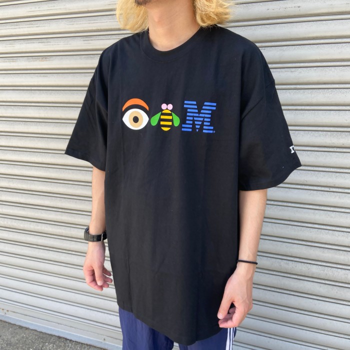 00s IBM 企業ロゴプリントTシャツ カンパニーTシャツ ブラック XL 