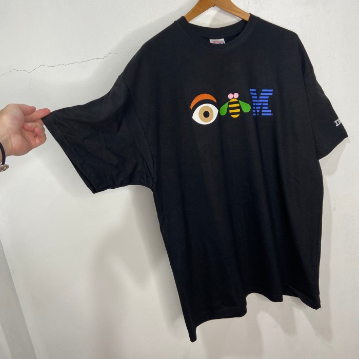 00s IBM 企業ロゴプリントTシャツ カンパニーTシャツ ブラック XL