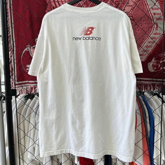 00s ニューバランス シカゴマラソン アート系 半袖Tシャツ デザイン