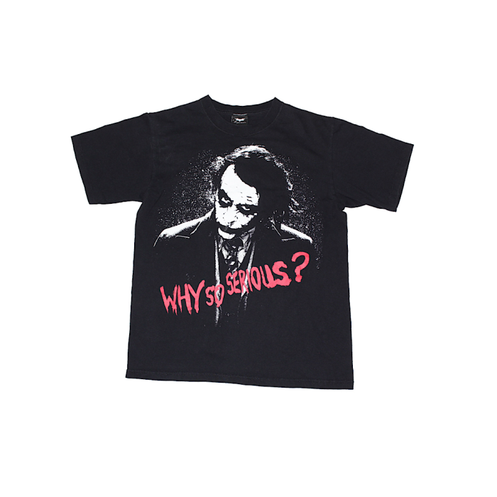 THE JOKER WHY SO SERIOUS TEE | Vintage.City