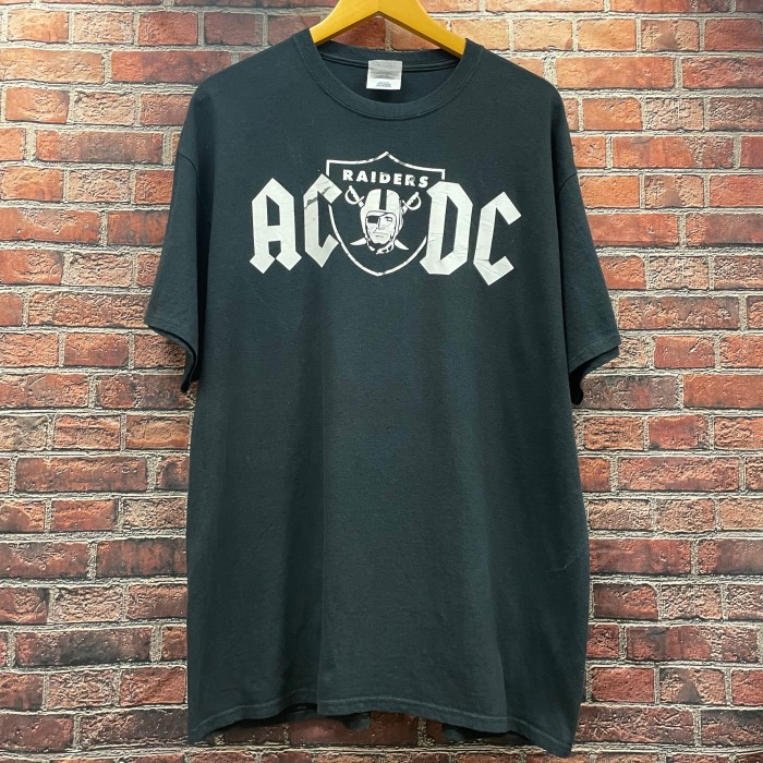 AC/DC ACDC エーシーディーシー RAIDERS レイダース NFL Tシャツ バンT ...