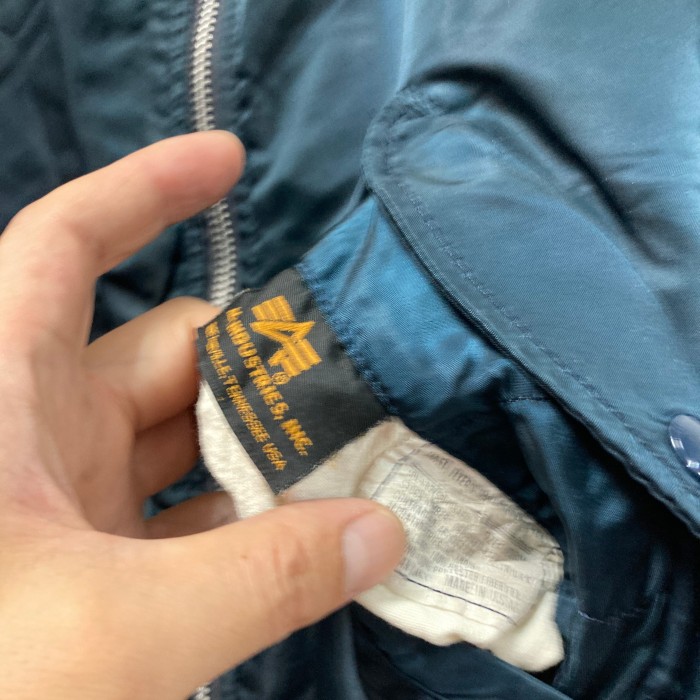 90‘sALPHAフライトジャケット MA-1 USA製 | Vintage.City 古着屋、古着コーデ情報を発信