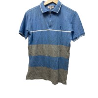 YVES SANT LAURENTハーフジップ半袖ポロシャツ　38 | Vintage.City 古着屋、古着コーデ情報を発信