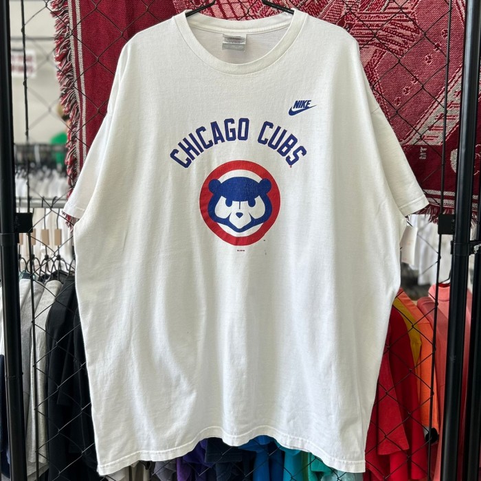 00s ナイキ MLB シカゴカブス 熊 スポーツ系 半袖Tシャツ デザイン