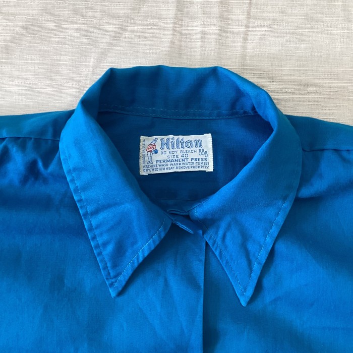 USA製 70's~80's HILTON/ヒルトン ボーリングシャツ ロカビリーシャツ