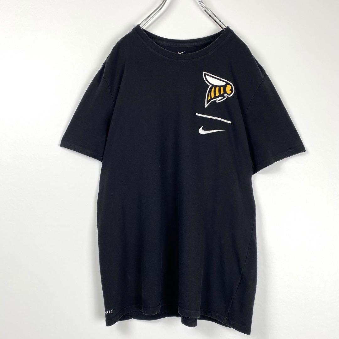 ナイキ NIKE ワンポイントロゴ Tシャツ アニマル 蜂 ハチ 可愛い 黒 L | Vintage.City
