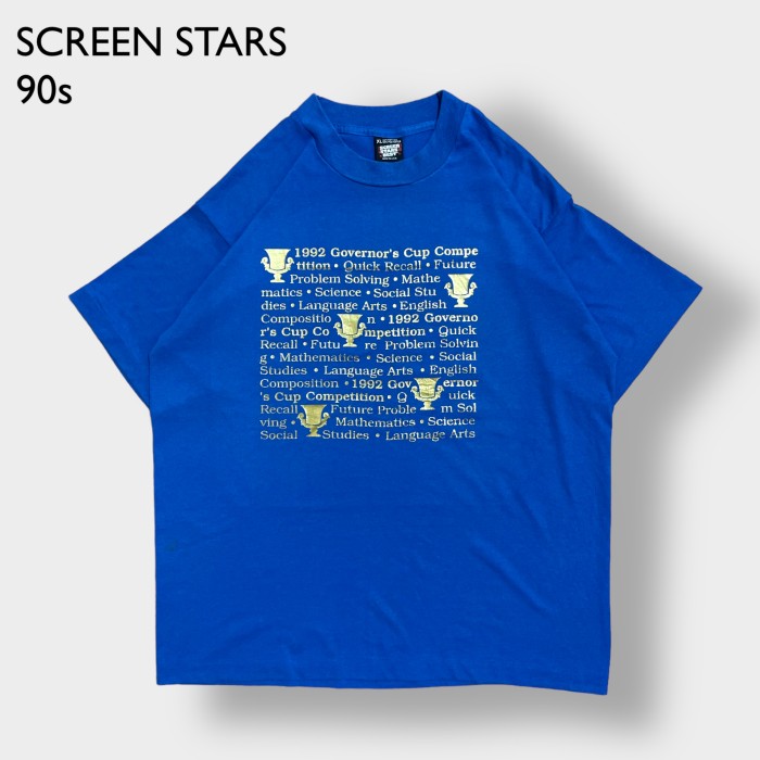 SCREEN STARS】90s USA製 プリント Tシャツ シングルステッチ XL ...