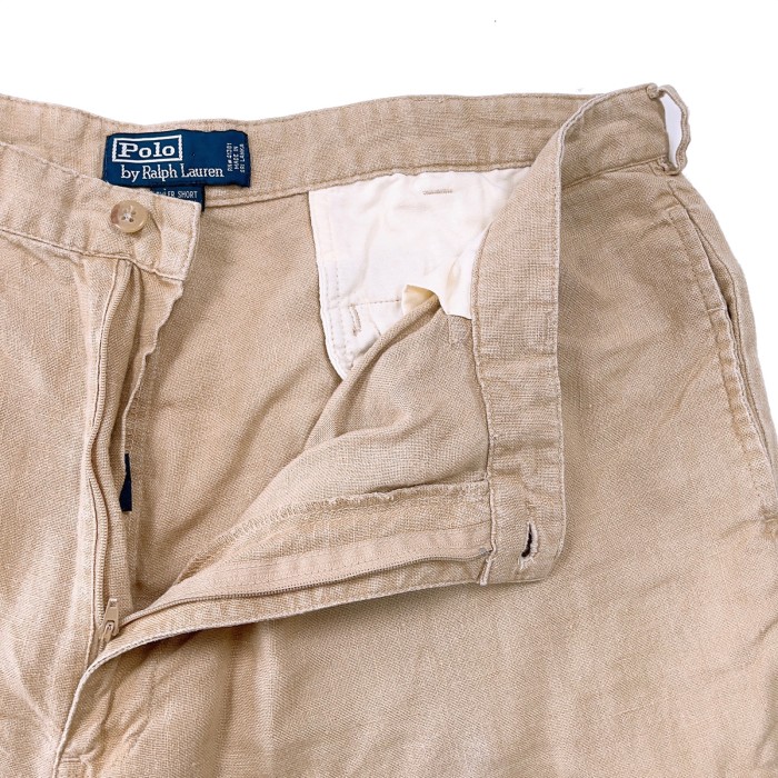 【HP26】42inch Polo by Ralph Lauren LINEN halfpants | Vintage.City 古着屋、古着コーデ情報を発信