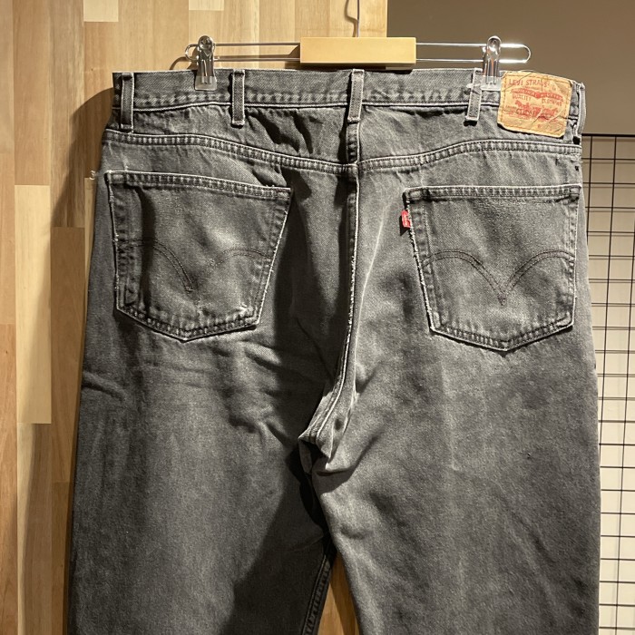 00s Levi's 550 リーバイス ブラックデニムパンツ W42 L30 ブラック