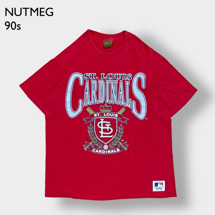 NUTMEG】90s USA製 Tシャツ プリント MLB オフィシャル カージナルス ...