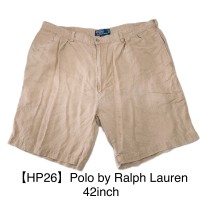 【HP26】42inch Polo by Ralph Lauren LINEN halfpants | Vintage.City 빈티지숍, 빈티지 코디 정보