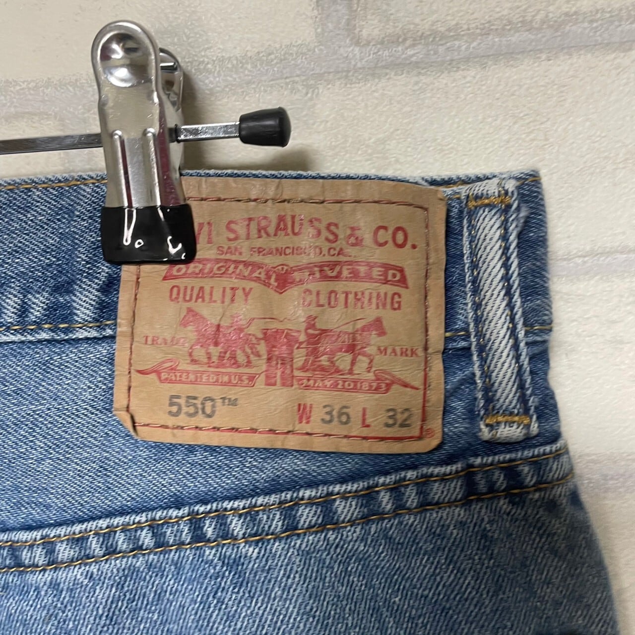 W36×L32】Levi's 550 デニムパンツ 革パッチ | Vintage.City