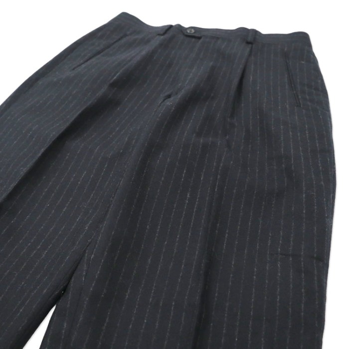 Paul Smith スーツ セットアップ L ブラック ストライプ ウール カシミヤ Botto Giuseppe 日本製 | Vintage.City 古着屋、古着コーデ情報を発信