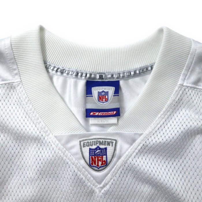 Reebok NFL ゲームシャツ XL ホワイト ポリエステル メッシュ ナンバリング Dallas Cowboys DAL R.WILLIAMS ビッグサイズ | Vintage.City 古着屋、古着コーデ情報を発信