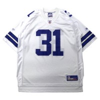 Reebok NFL ゲームシャツ XL ホワイト ポリエステル メッシュ ナンバリング Dallas Cowboys DAL R.WILLIAMS ビッグサイズ | Vintage.City 古着屋、古着コーデ情報を発信
