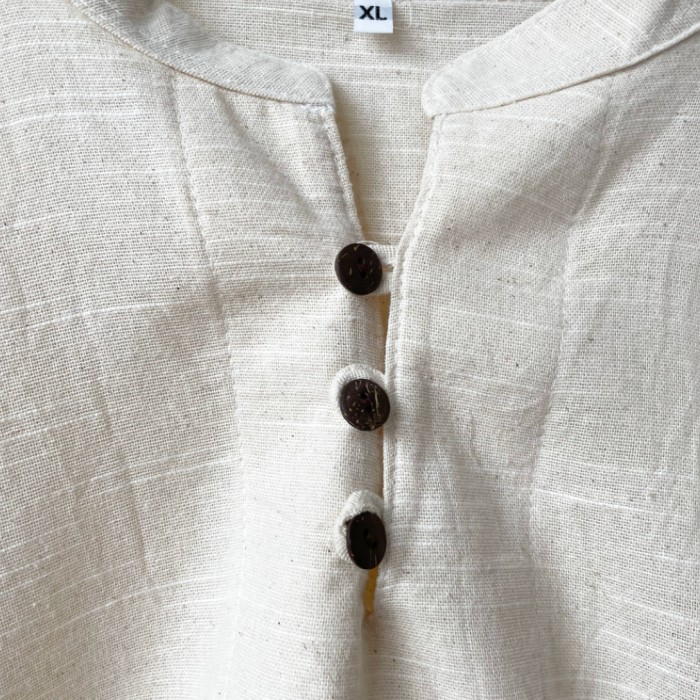 Half button pullover shirt ハーフボタン プルオーバー シャツ