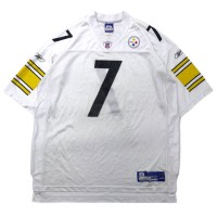 Reebok NFL ゲームシャツ 2XL ホワイト ポリエステル メッシュ Steelers ナンバリング ビッグサイズ | Vintage.City 빈티지숍, 빈티지 코디 정보