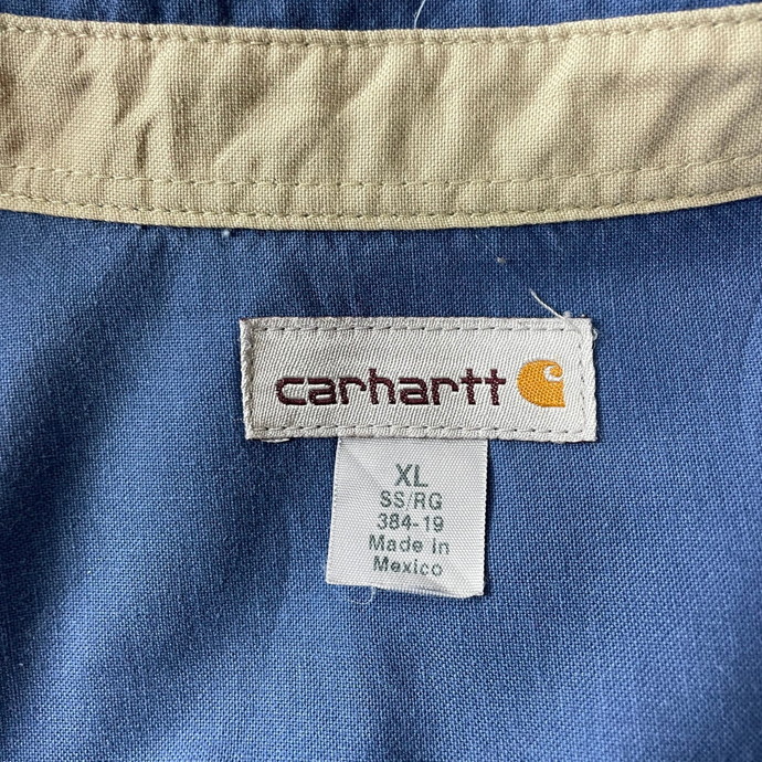 Carhartt カーハート 企業ロゴ刺繍 半袖ワークシャツ メンズXL ...