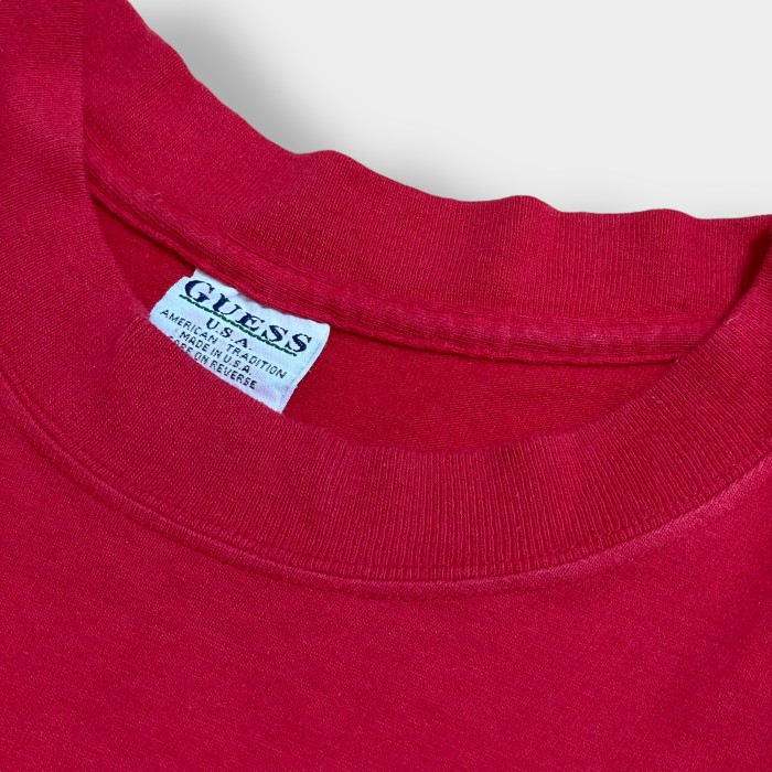 【GUESS】90s USA製 ロゴ プリント Tシャツ ゲス ヴィンテージ 1995 L 半袖 OLD US古着 | Vintage.City 빈티지숍, 빈티지 코디 정보