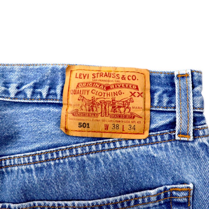 Levi's USA製 90年代 501 デニムパンツ 38 ブルー 501-0115 ボタン裏524 ビッグサイズ | Vintage.City 古着屋、古着コーデ情報を発信
