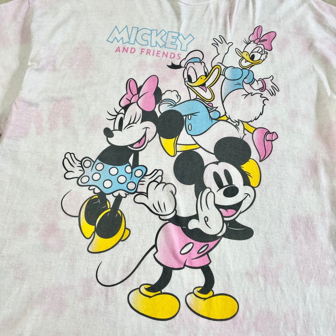 DISNEY ディズニー Mickey Mouse ミッキーマウス キャラクタープリント