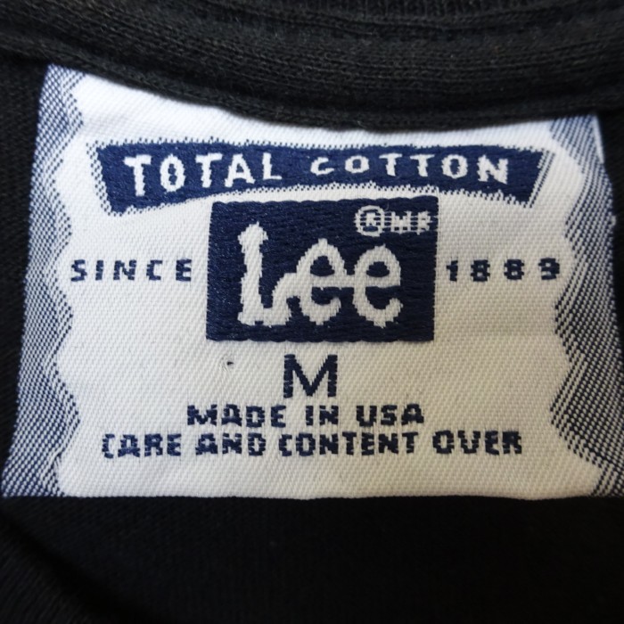 90s リー プリントTシャツ M ブラック USA製 半袖 フォックスウッド 8081 | Vintage.City 古着屋、古着コーデ情報を発信