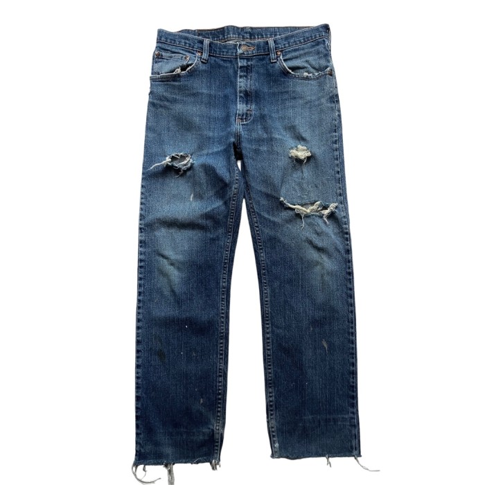 90s Wrangler clashed blue denim pants | Vintage.City 古着屋、古着コーデ情報を発信