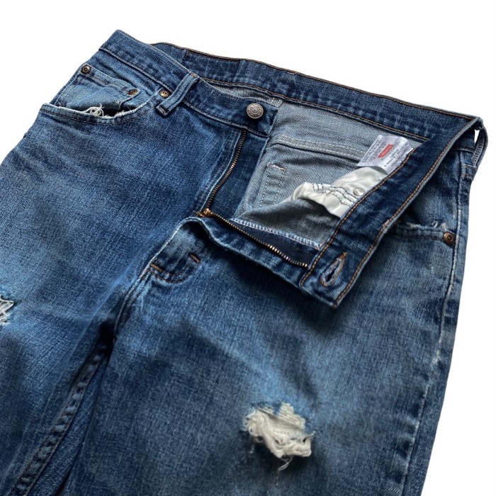 90s Wrangler clashed blue denim pants | Vintage.City 古着屋、古着コーデ情報を発信
