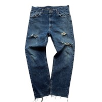 90s Wrangler clashed blue denim pants | Vintage.City 빈티지숍, 빈티지 코디 정보