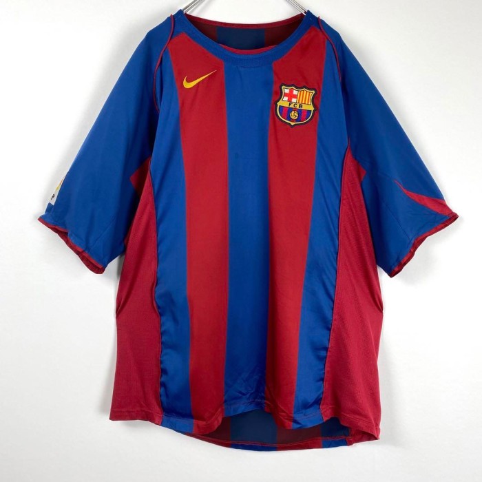 古着 ナイキ FC バルセロナ 2004-05 ユニフォーム ゲームシャツ XL ...