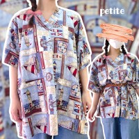 marine pattern shirt | Vintage.City 빈티지숍, 빈티지 코디 정보