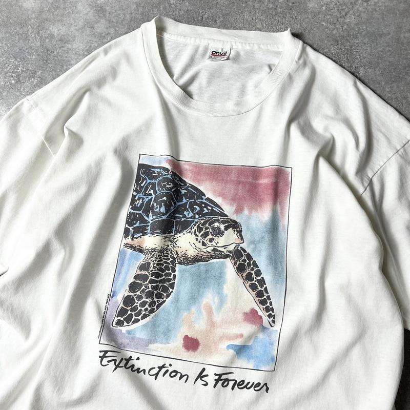 90s USA製 アニマル アート プリント 半袖 Tシャツ XXL / 90年代
