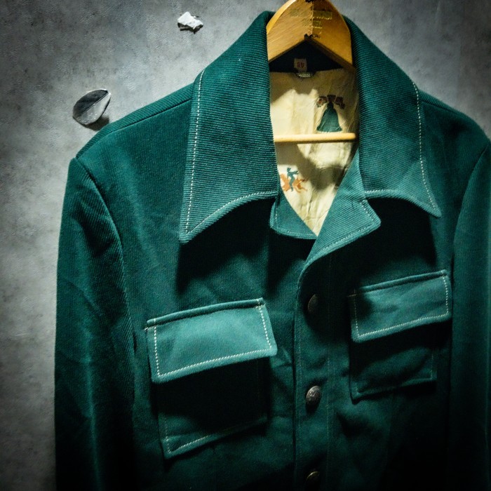 “深森緑響” 70s Sears deep green shirt jacket シャツジャケット | Vintage.City Vintage Shops, Vintage Fashion Trends