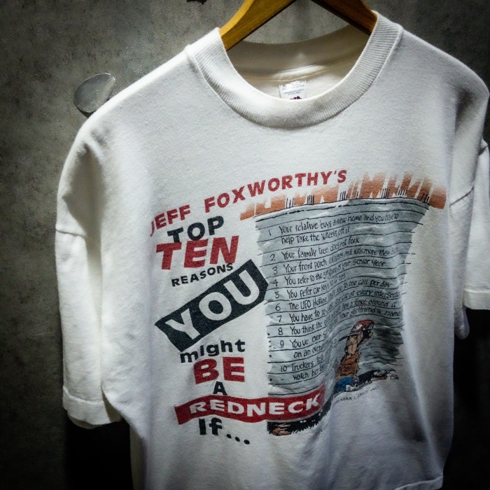 “赤首帽子” 90s Red Neck graphic T-shirt　Tシャツ | Vintage.City 빈티지숍, 빈티지 코디 정보