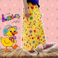 colorful flowers skirt | Vintage.City 빈티지숍, 빈티지 코디 정보