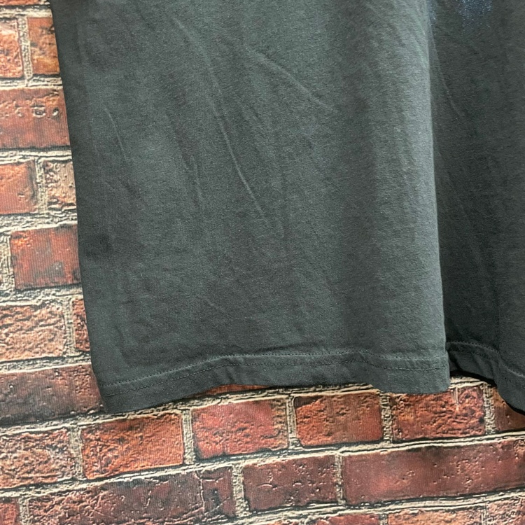 USA製 Tシャツ ラップICE CUBEビッグロゴ半袖バンT黒ストリートL