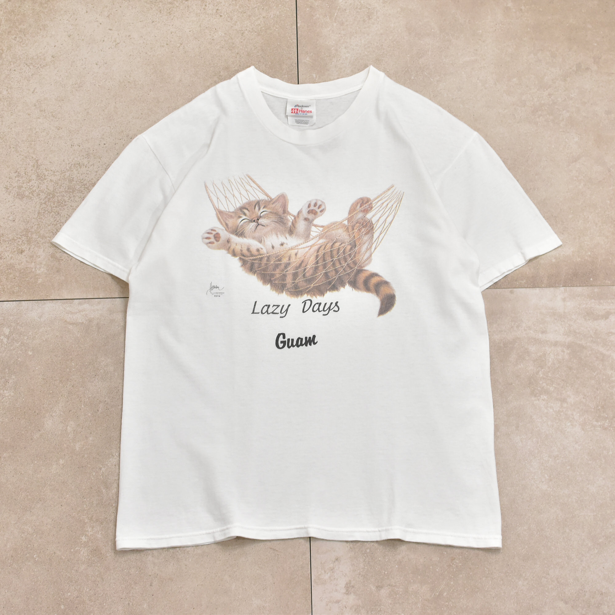 ボブハリソン　ヘインズ　猫 Tシャツ　美品　s m 150 160